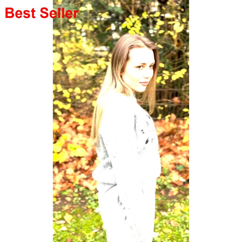 Fair Isle Wool Blend Crewneck Sweater Vintage Pullover Winter Top - Picture 4 of 5